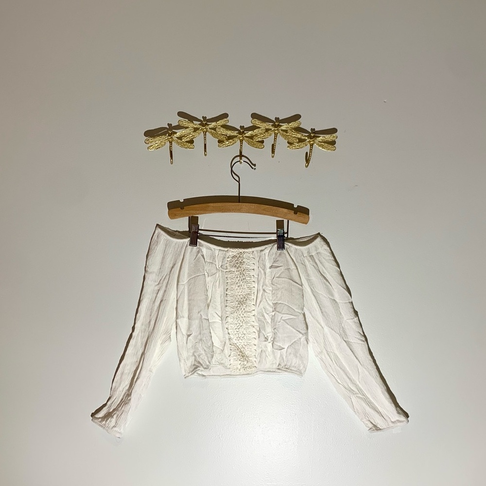 Off-The Shoulder Peasant Top